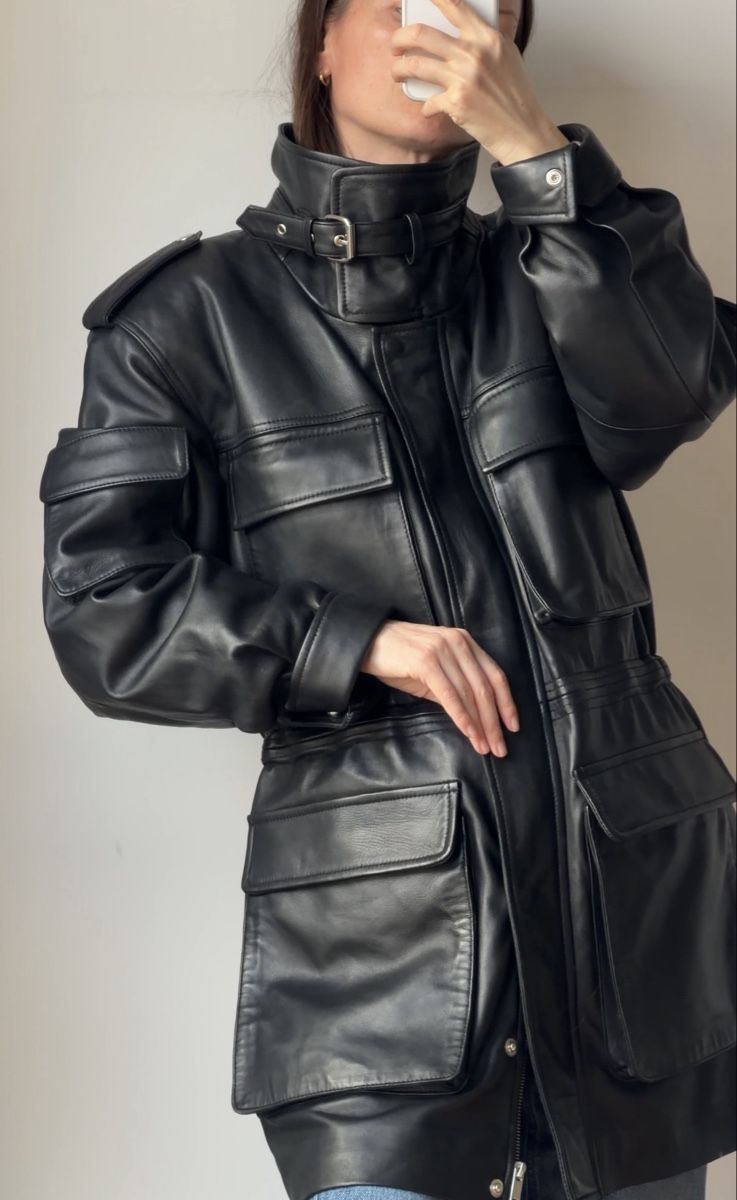 Gestuz Giacche: Gestuz leather jacket – Nuovo (secondo la descrizione) da Paradiso venduto da viorea