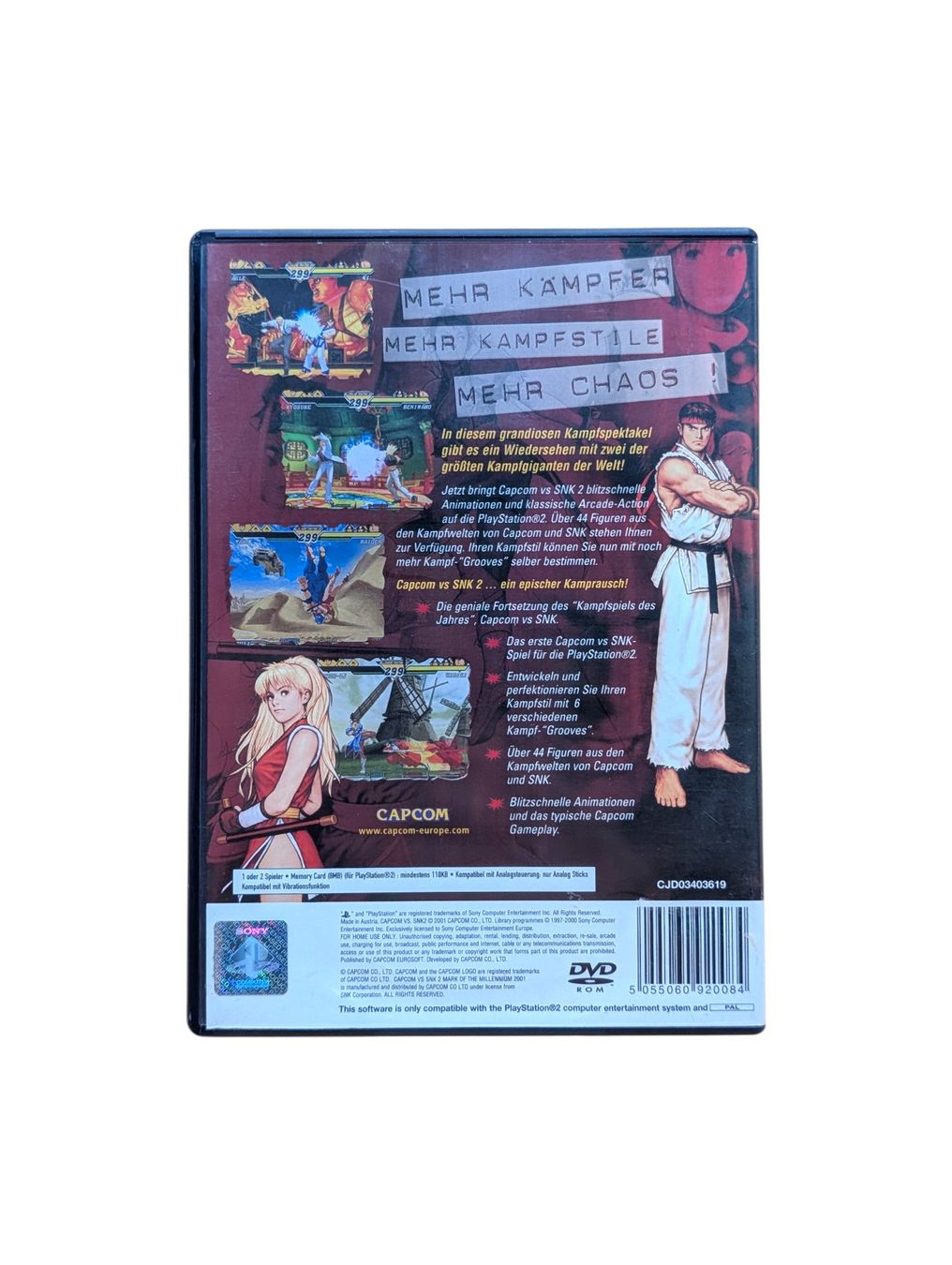 Sony Giochi: Capcom vs. SNK 2 PlayStation 2 (PS2) – Usato da Domat/Ems venduto da IsseldorsShop 1