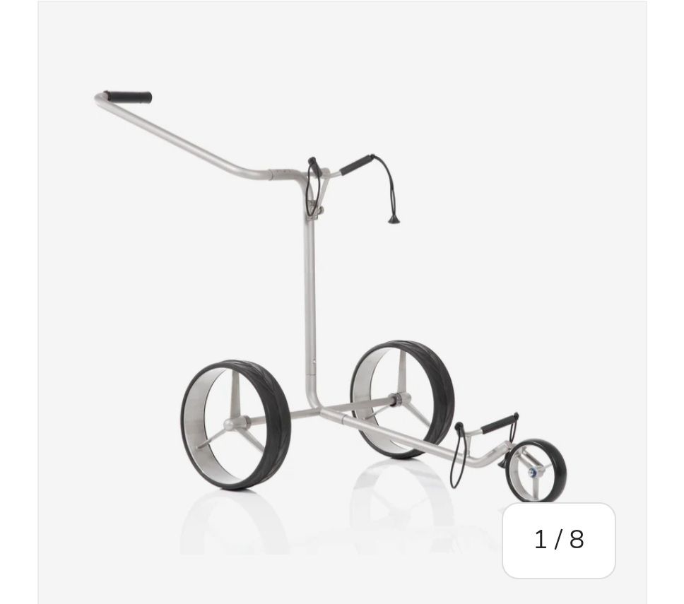 Jucad Trolley: JuCad Premium 3 wheel Manual Golf Push Trolley  – Usato da Ins venduto da dziprince 6