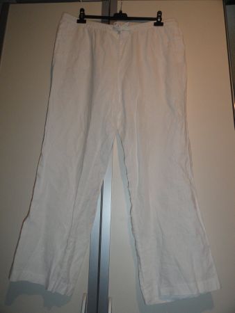 100% LEINEN HOSE GR. 48 ***
