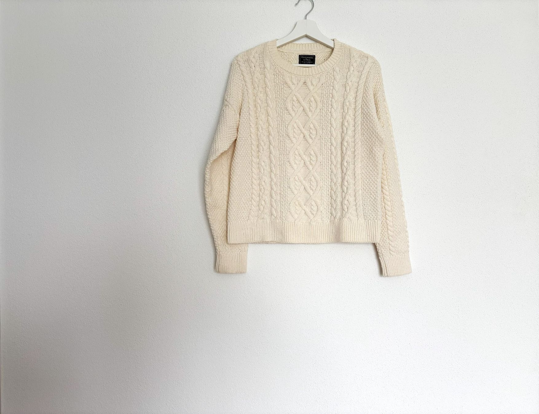 Maglioni & Felpe: Abercrombie & Fitch Pullover Pulli Zopfmusterpullover Gr.S – Usato da Holzhäusern ZG venduto da paula_w