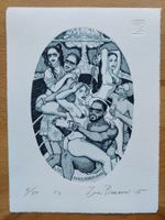 Exlibris Igor Baranov - Original Radierung signiert
