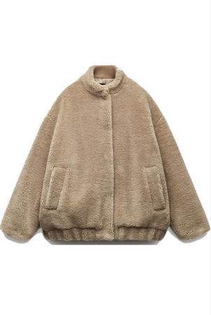 Zara Teddy Jacke xs