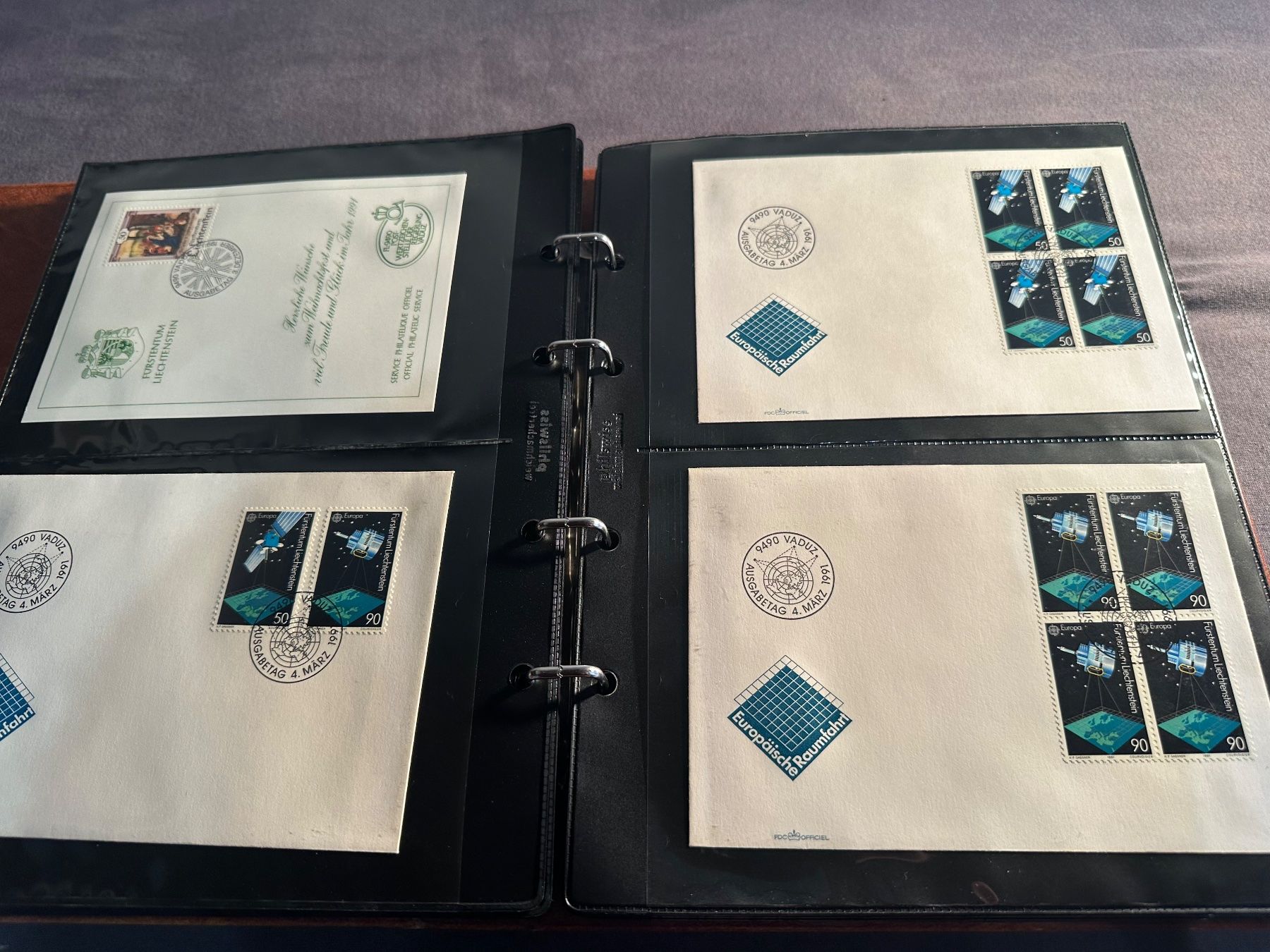 Tutti i francobolli: Album Lichtenstein FL Sammlung FDC – Usato da Stettfurt venduto da 2442 6