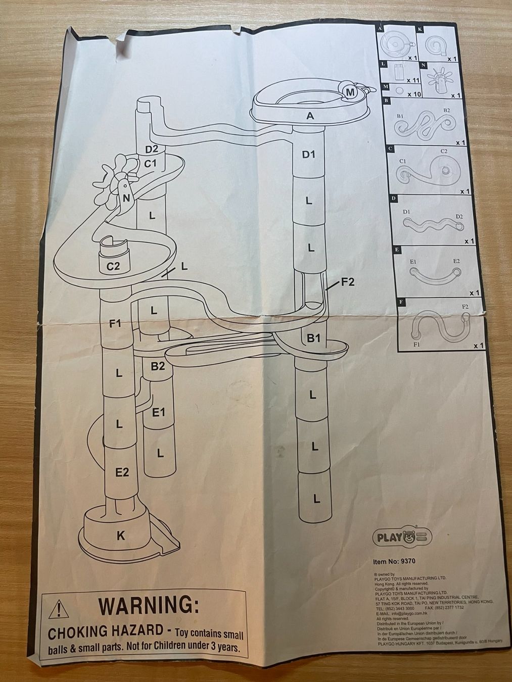 Spielzeuge: Kugelbahn & Dominobahn-Set mit elektronischem Legenzug – Gebraucht aus Bürchen von UeliMueli85 8