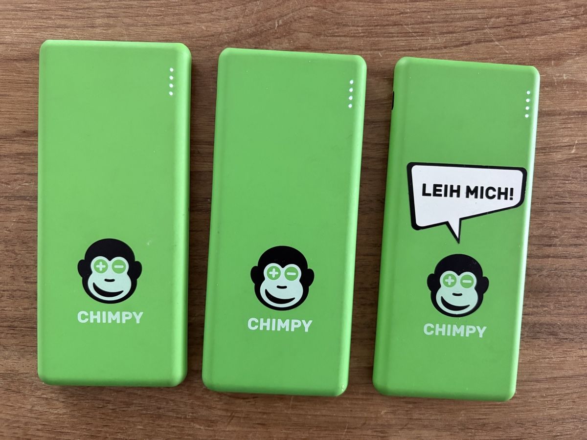 Caricabatterie: 3x Chimpy Powerbank USB - USB Micro – Usato da Worb venduto da glu_m75x