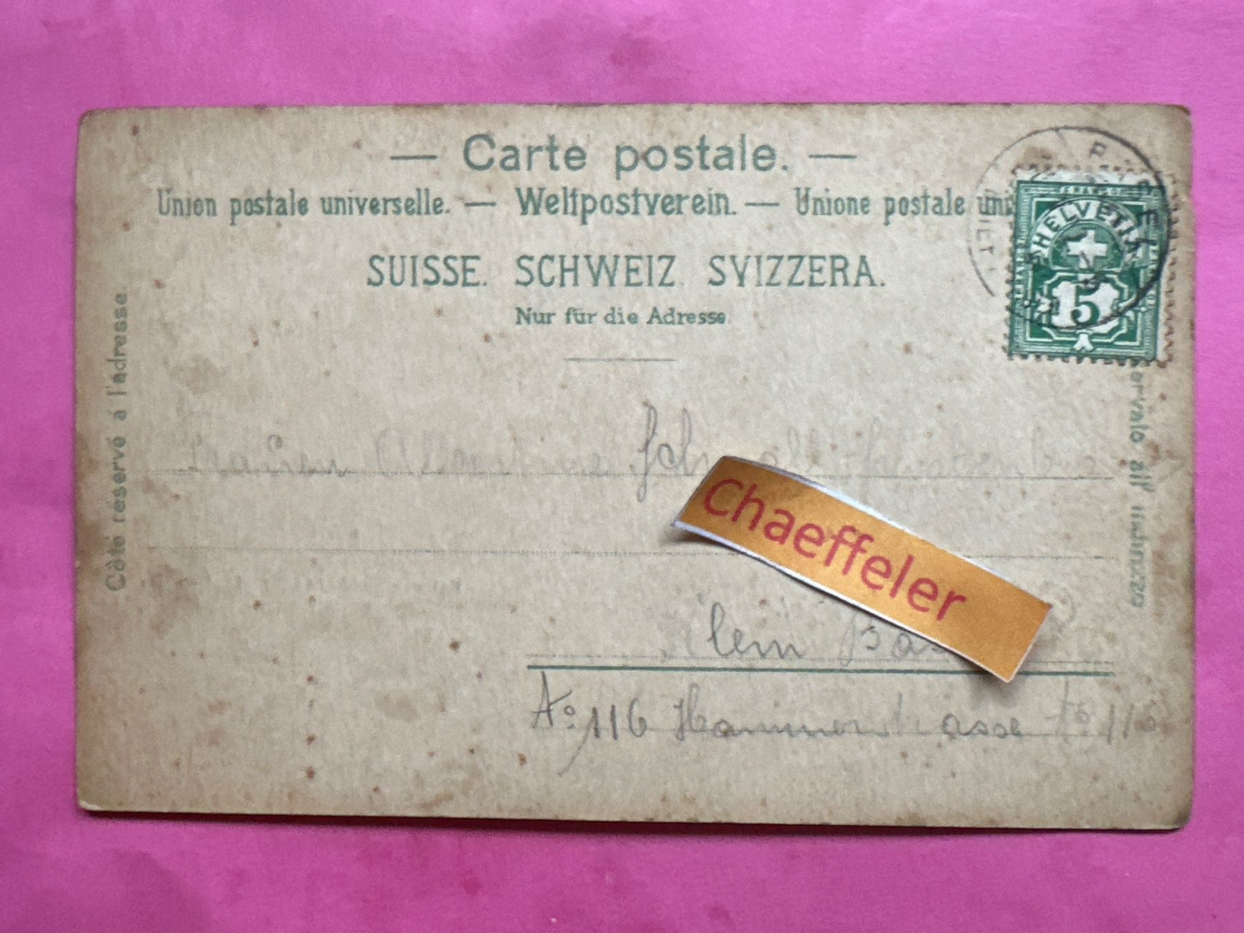 Cartes postales: Gruss aus Basel – D'occasion à Zürich par Chaeffeler 1