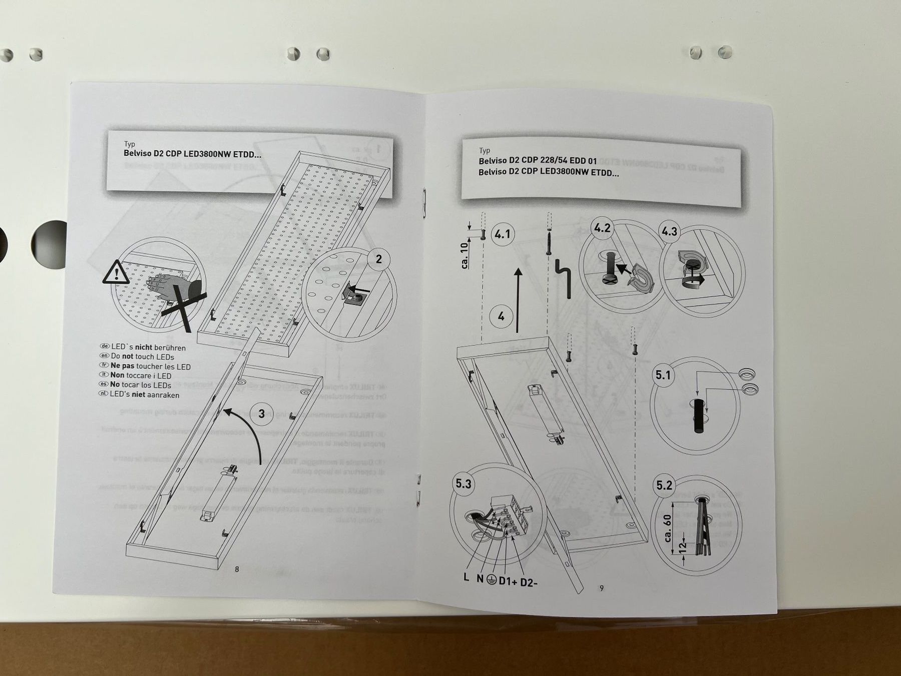 Lampade: TRILUX BELVISO D2 – Nuovo e nell'imballaggio originale da Mägenwil venduto da BackInWhite 3