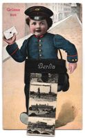 Leporello-AK Berlin-Tiergarten, Brieftr