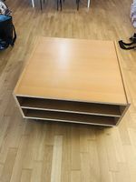 Rolling tea table with storage 