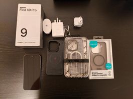 Oppo Find X9 Pro, 16GB  RAM, 512GB, Globale Version, 3 Cover