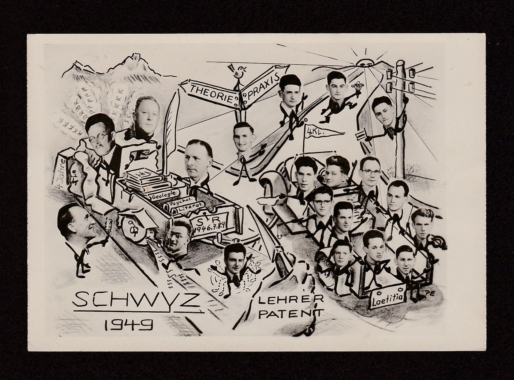 Cartoline postali: SCHWYZ 1949 Lehrerpatent – Usato da Reiden venduto da cinfis