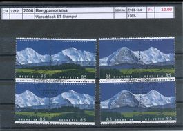 2006 "Bergpanorama" - Zusammendruckpaare, ET - Stempel