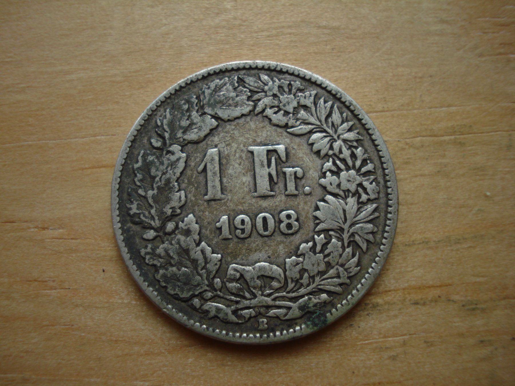 Tutti le monete: (Z3) 1 Franken 1908 – Usato da Erlach venduto da Net-Coins