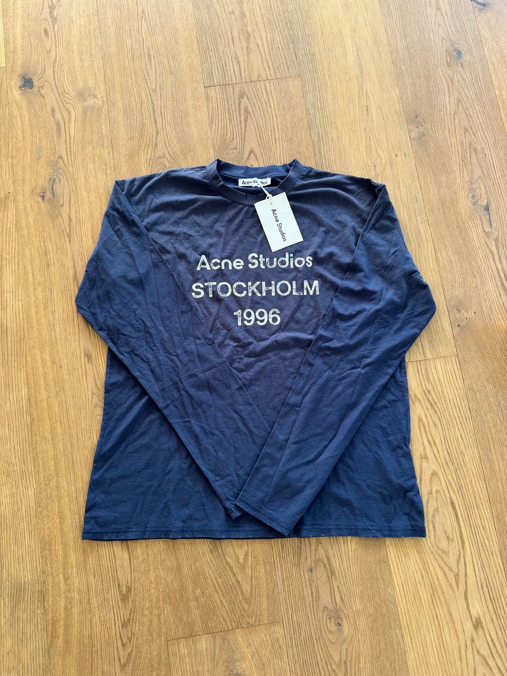 Acne Studios T-shirt: Acne Studios Longsleeve Gr. M, blau – Nuovo (secondo la descrizione) da Triesen venduto da atos87