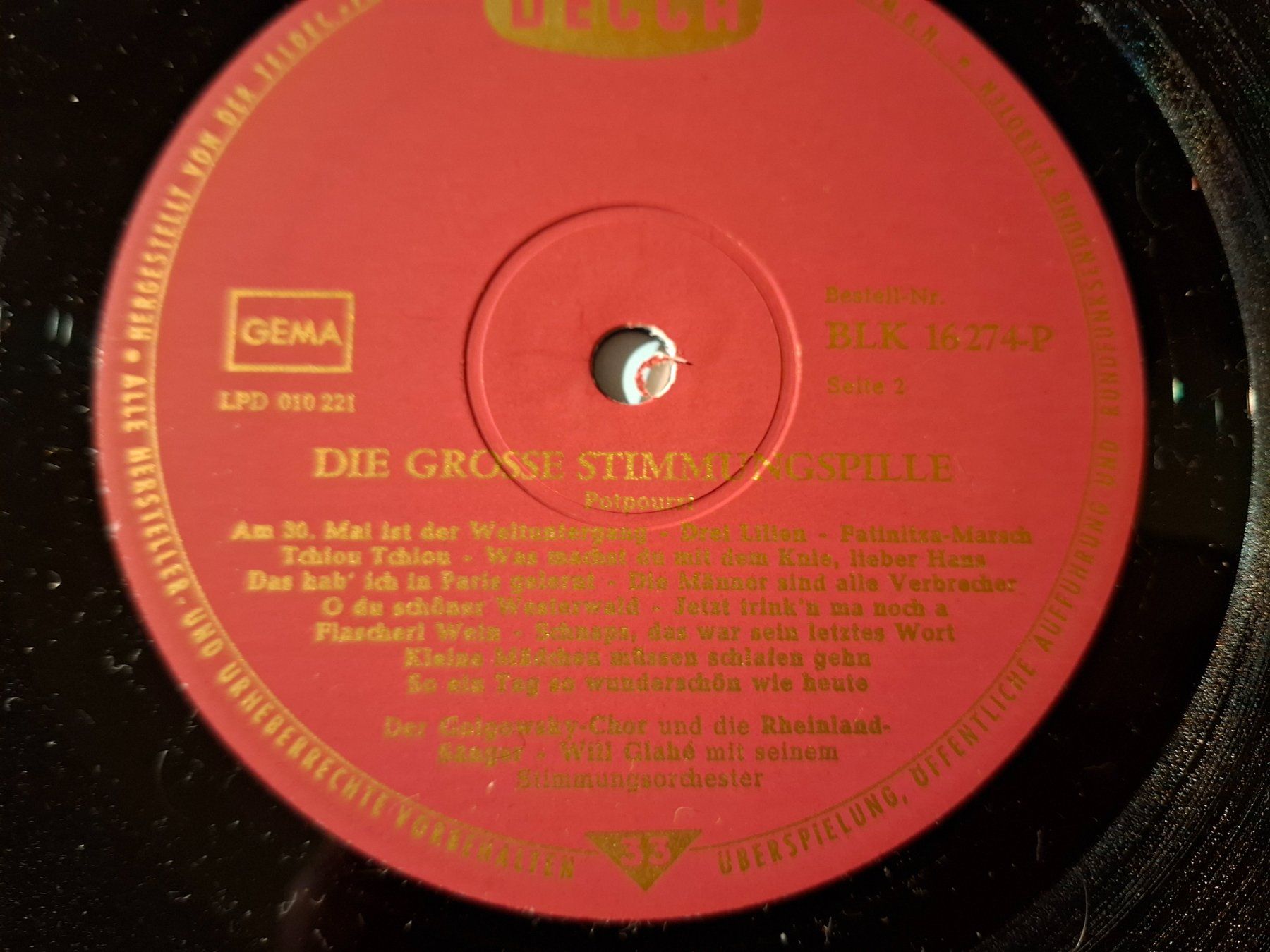 Dischi in vinile: Die grosse Stimmungspille – Usato da Zürich venduto da Loubol 2