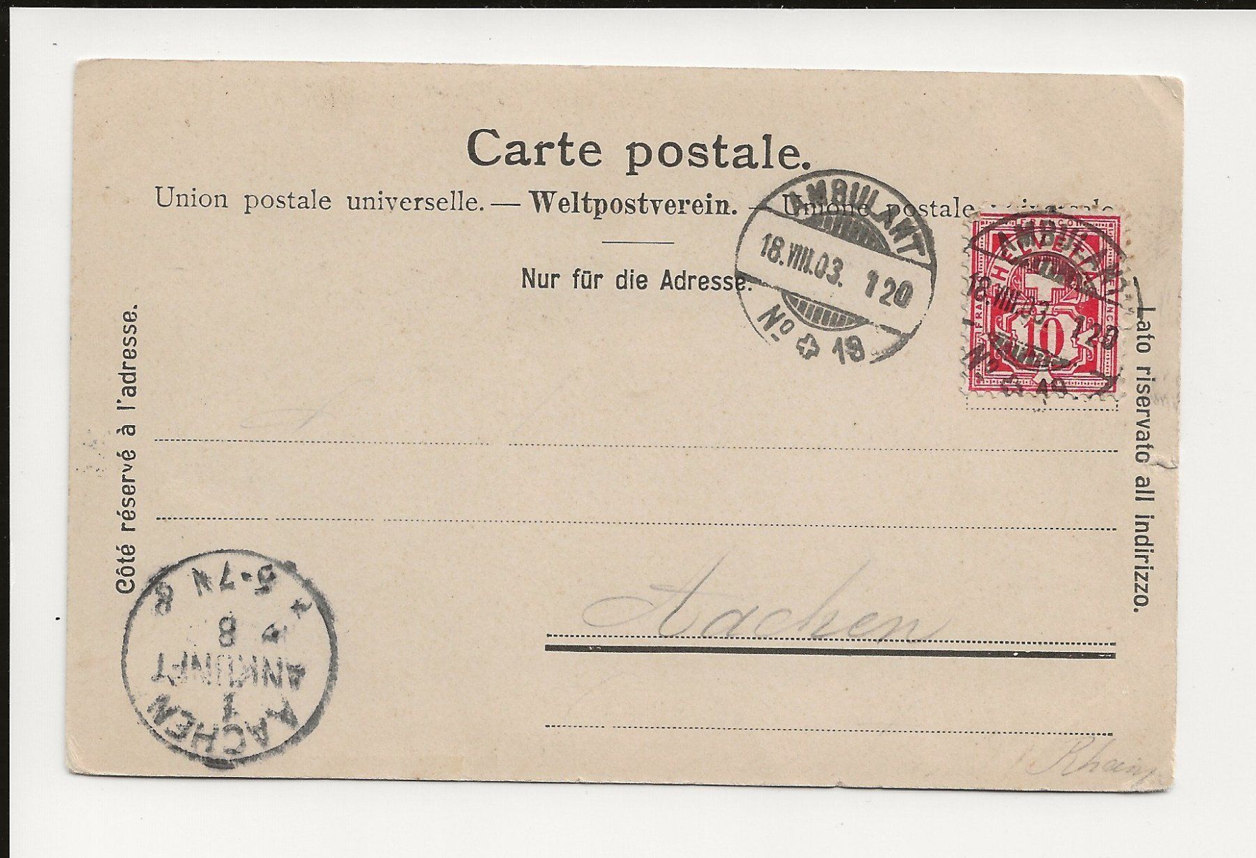 Cartoline postali: AK 1903 Altdorf Uri 😍 – Usato da Greifensee venduto da 315WDO 1