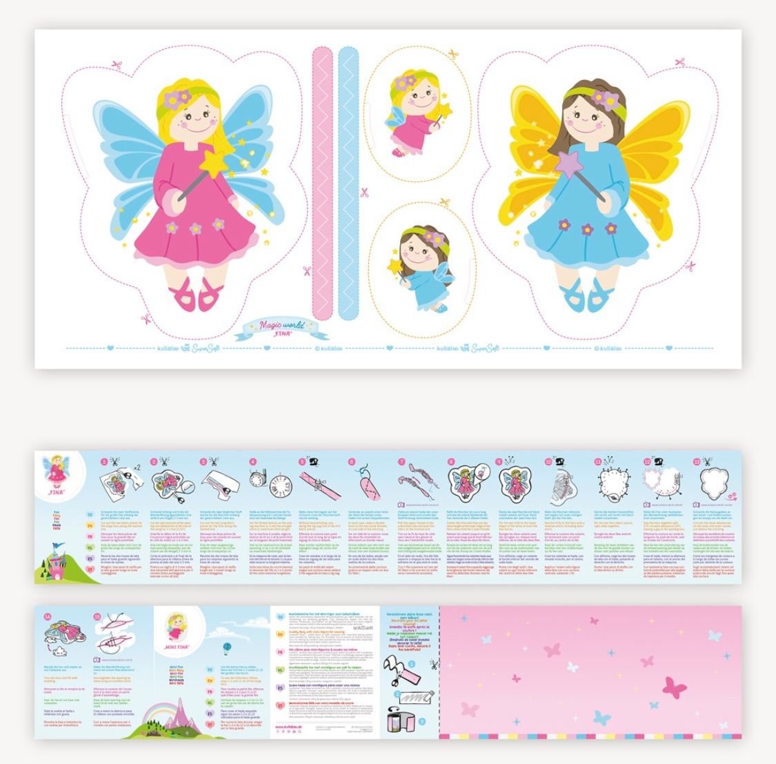 Kit bricolage: Nähsets für Kinder: Fee „FINA" – Nuovo e nell'imballaggio originale da Silvaplana venduto da Lotzis 1