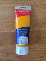 Caran d'Ache Acrylfarbe Orange 250ml neu