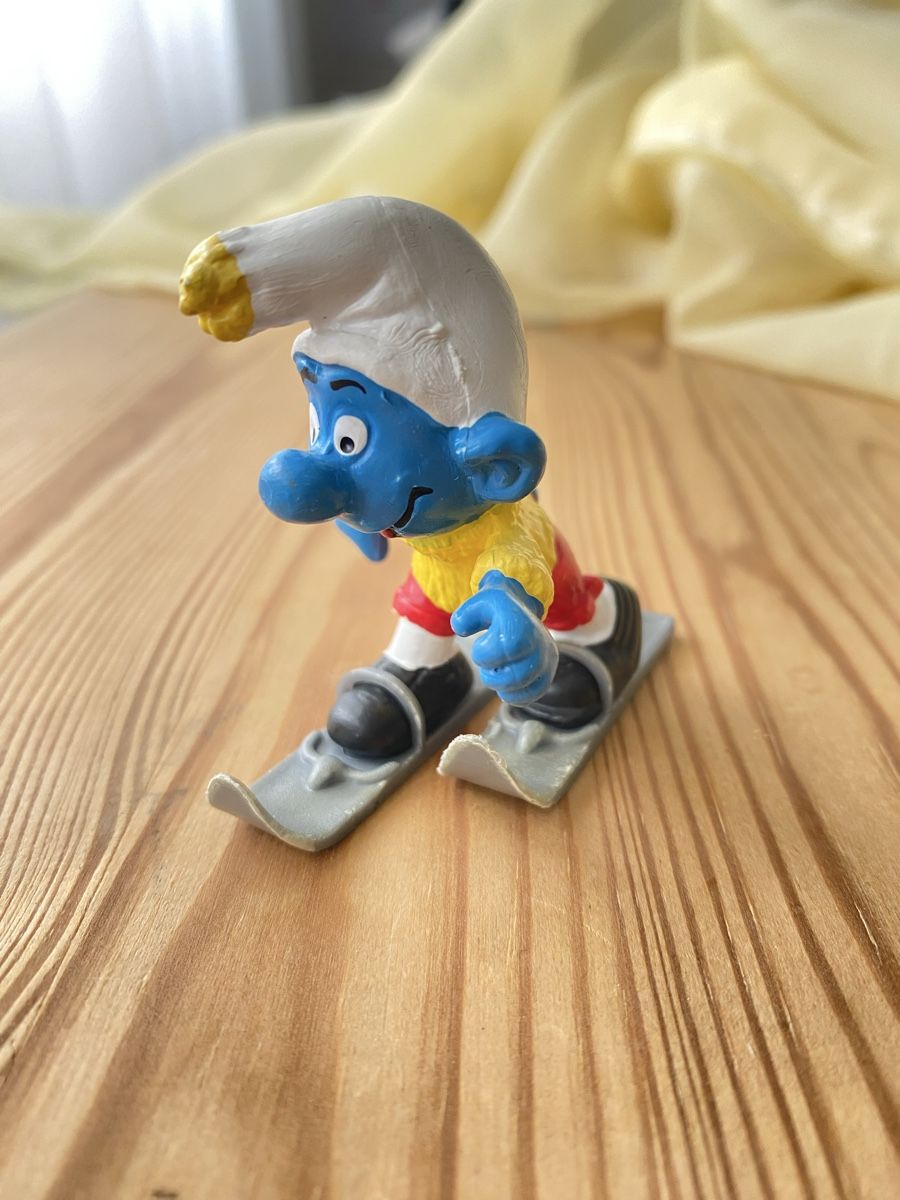 Schleich Statuette: Schlumpf Langlauf – Usato da Fehraltorf venduto da Marian4