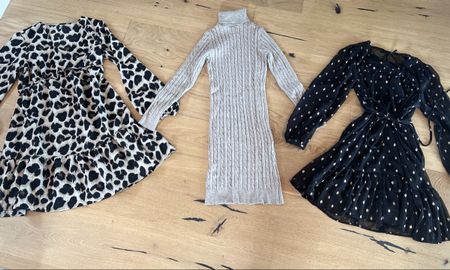 Damen Kleider Set 3 Stk. XS/S 