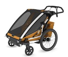 THULE Anhänger Chariot SPORT 2 Double alu/yellow ungeöffnet!