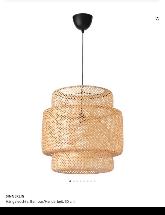 Ikea Lampadari & plafoniere: Ikea Hängeleuchte Sinnerlig 50cm – Usato da Bern venduto da mil_j978