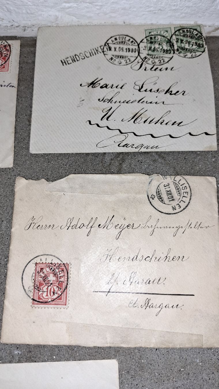 Tutti i francobolli: Briefmarken /Briefumschläge um 1857 – Usato da Kölliken venduto da Upcycling-by-Mc-TAM 1