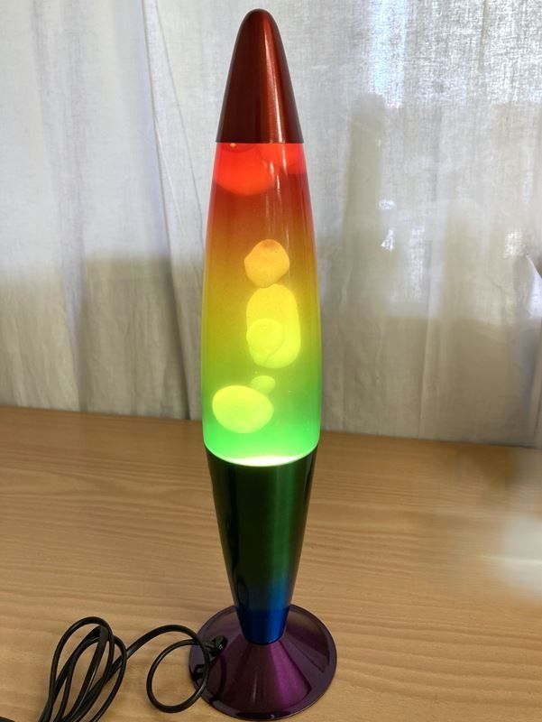 Lampen: LEITMOTIV | Lavalampe | Rainbow Rocket Lava | Glas – Neu (gemäss Beschreibung) aus Wittenbach von Restwert_St-Gallen