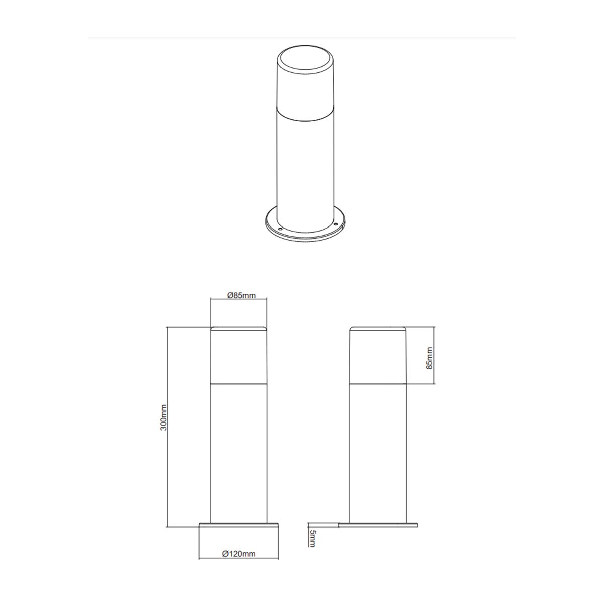 Lampen: Aussen Stehleuchte, Anthrazit, IP44 – Neu (gemäss Beschreibung) aus Kreuzlingen von Smart-Light 3