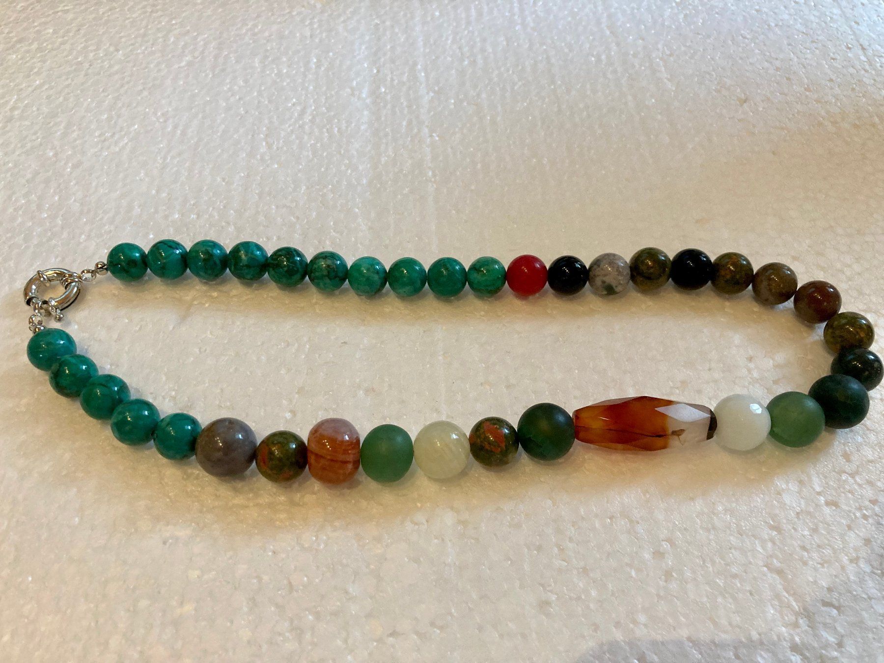 Ketten: Halskette - Edelstein und Kunststeine – Neu (gemäss Beschreibung) aus Biberist von tl-schmuck 1