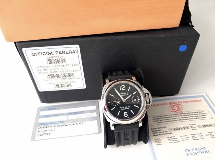 Panerai Orologi: PAM00104 Panerai Luminor Marina Automatic – Usato da Zürich venduto da puki6
