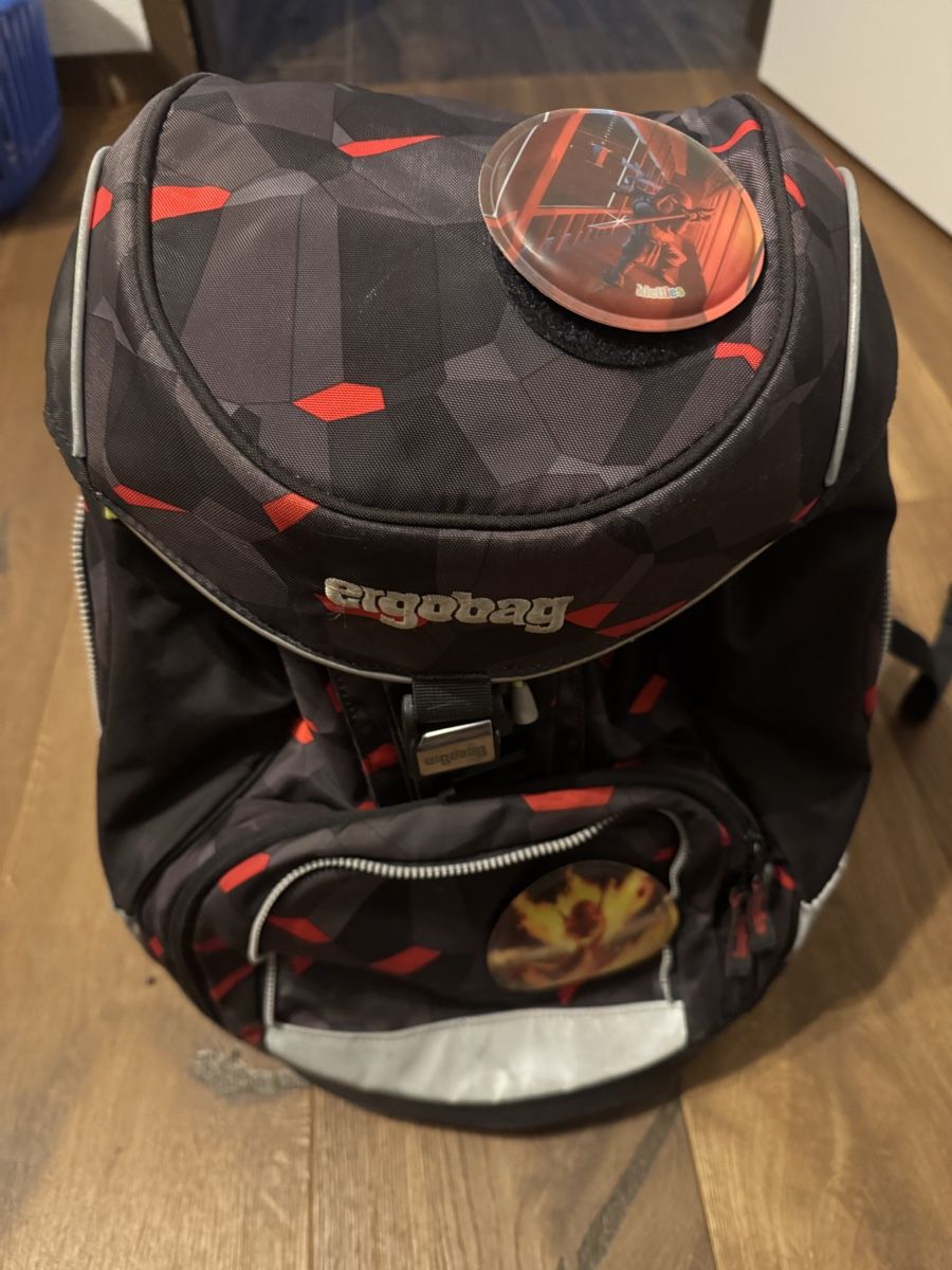Ergobag Borse & Zaini: Ergobag Schul- und Sport-Rucksack mit Regenschutz – Usato da Wangen b. Olten venduto da Hellas8