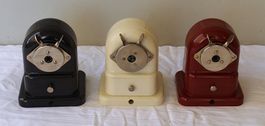 3 Bleistiftspitzer Staedtler 5700 Nürnberg Bakelit um 1950