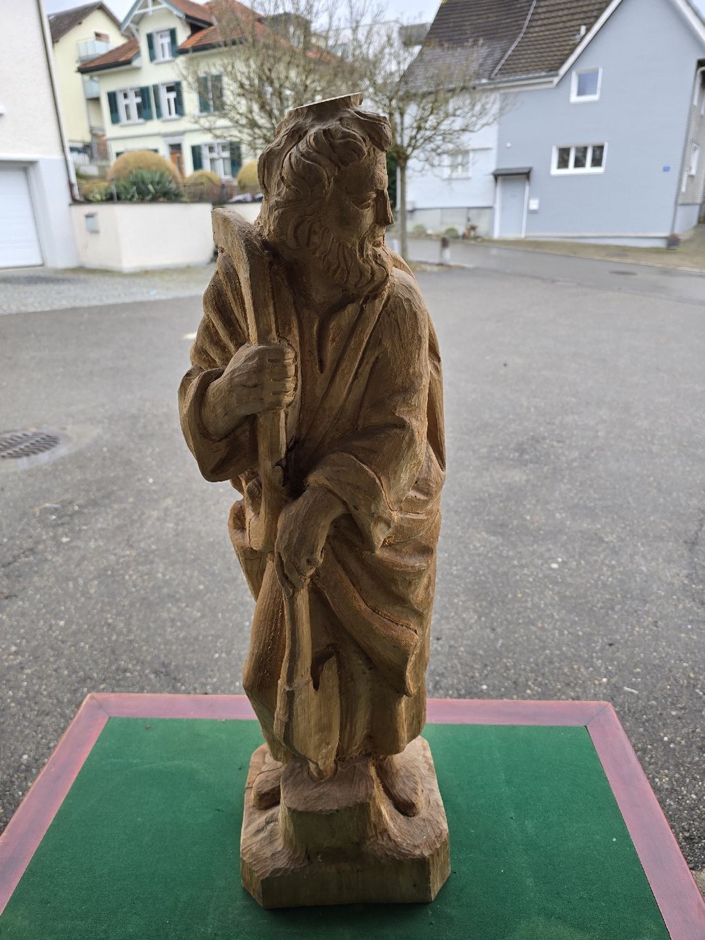 Figurines: Holzfigur des heiligen   geschnitzt – D'occasion à Mettlen par elios0888