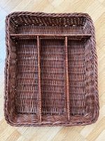 Rattan Besteckkorb / Besteckfach geflochten