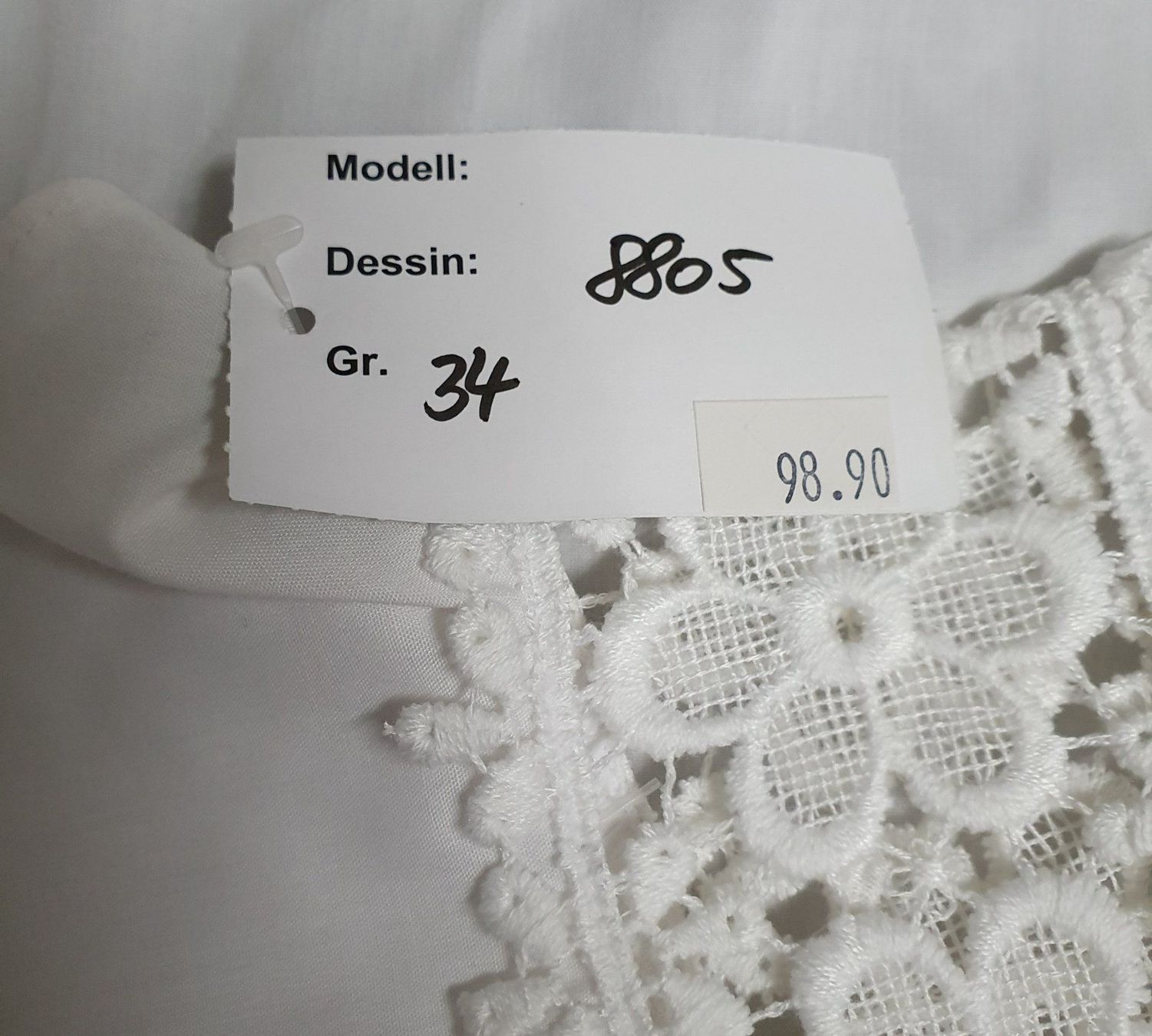 Camicette: Neu "Rose" /  Dirndl Bluse / längerer Ärmel / Gr. 34 – Nuovo (secondo la descrizione) da Muri AG venduto da Edlerweiss 8