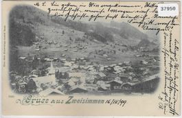 Gruss aus Zweisimmen - Generalansicht