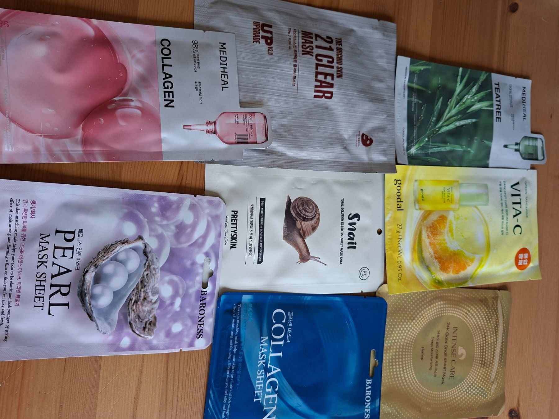 Masques: Set 8 maschere viso dalla korea – Neuf avec emballage d'origine à Lamone par pau_7nk2
