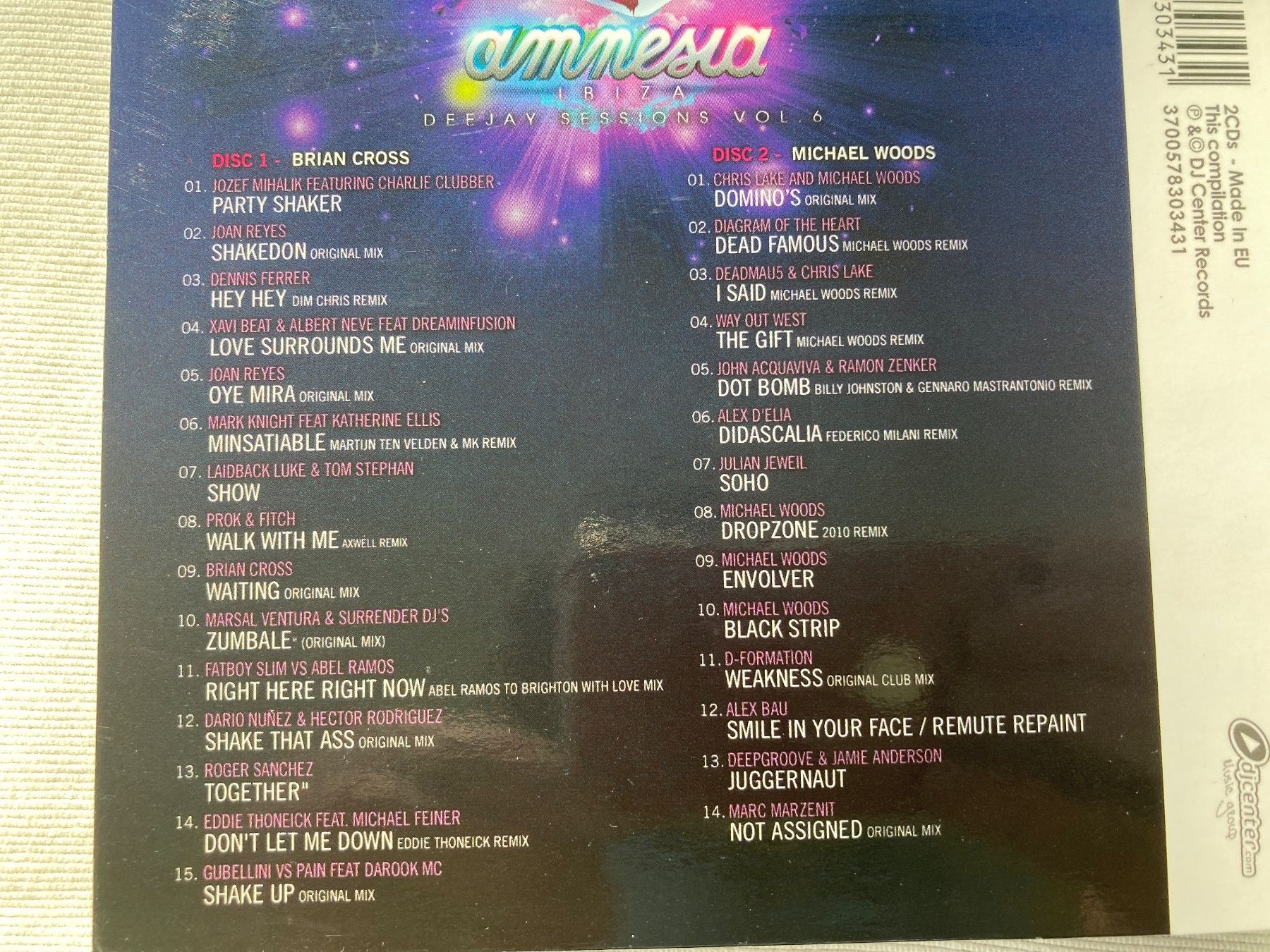 CD: CD, Ibiza, Amnesia, Deejay Sessions Vol. 6, Doppel-CD – Usato da Baden venduto da Yoyo1 2
