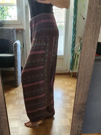 Luftige Pumphose Sarouelhose Aladinhose Haremshose