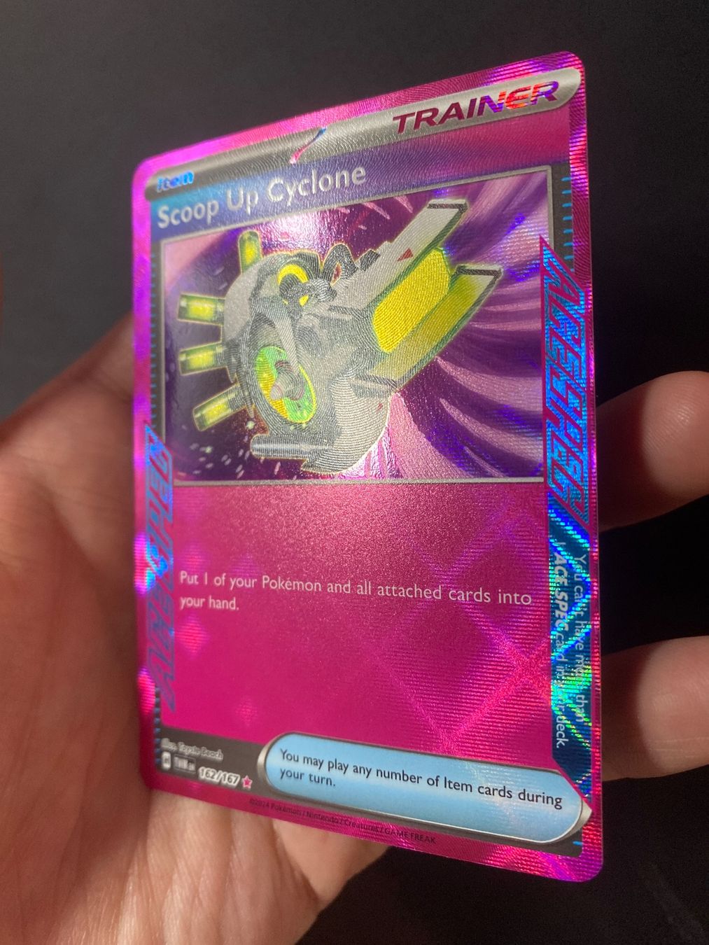 Pokémon Carte collezionabili: Scoop Up Cyclone 162 - ACE SPEC - Twilight Masquerade - EN – Nuovo (secondo la descrizione) da Hausen AG venduto da Shrade 1