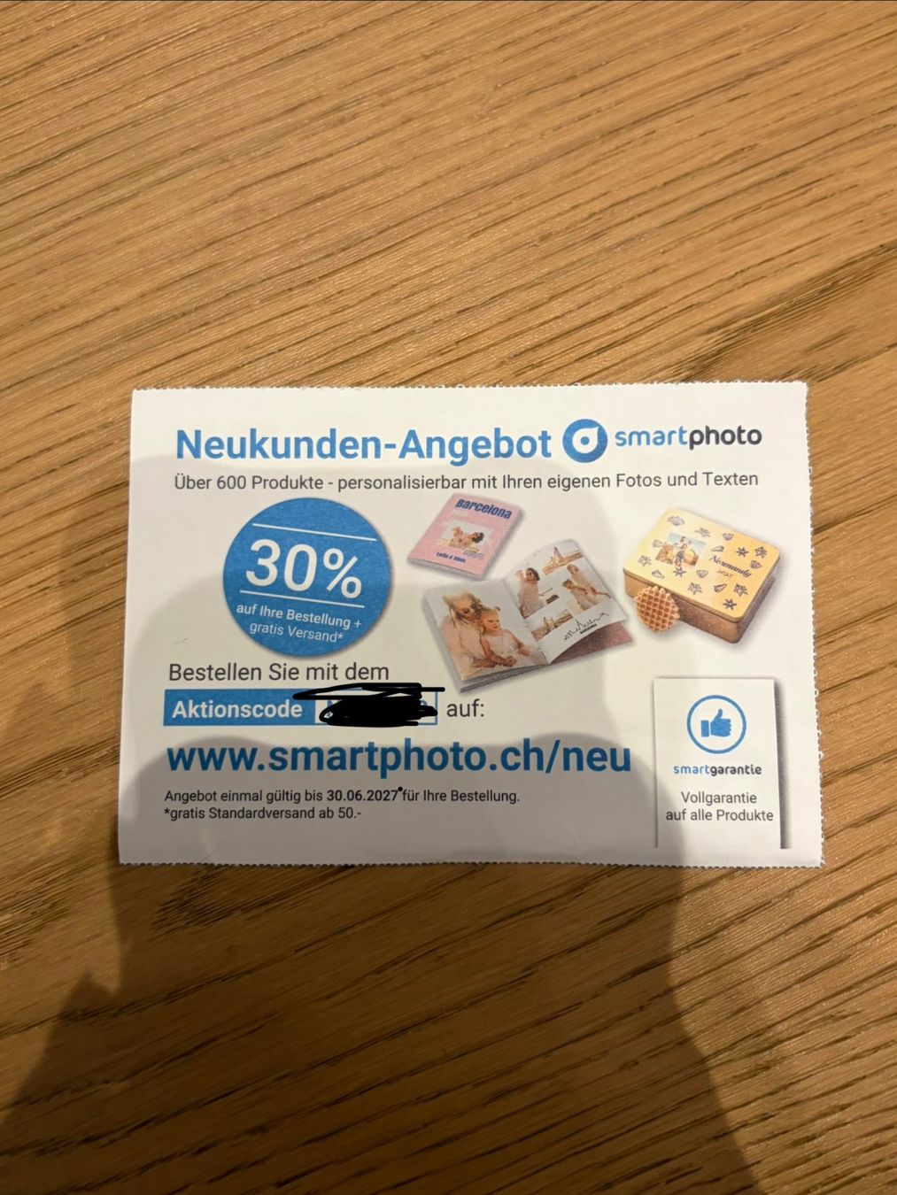 Gutscheine: Gutschein Smartphoto – Neu und originalverpackt aus Wangen b. Olten von oli_f9b8