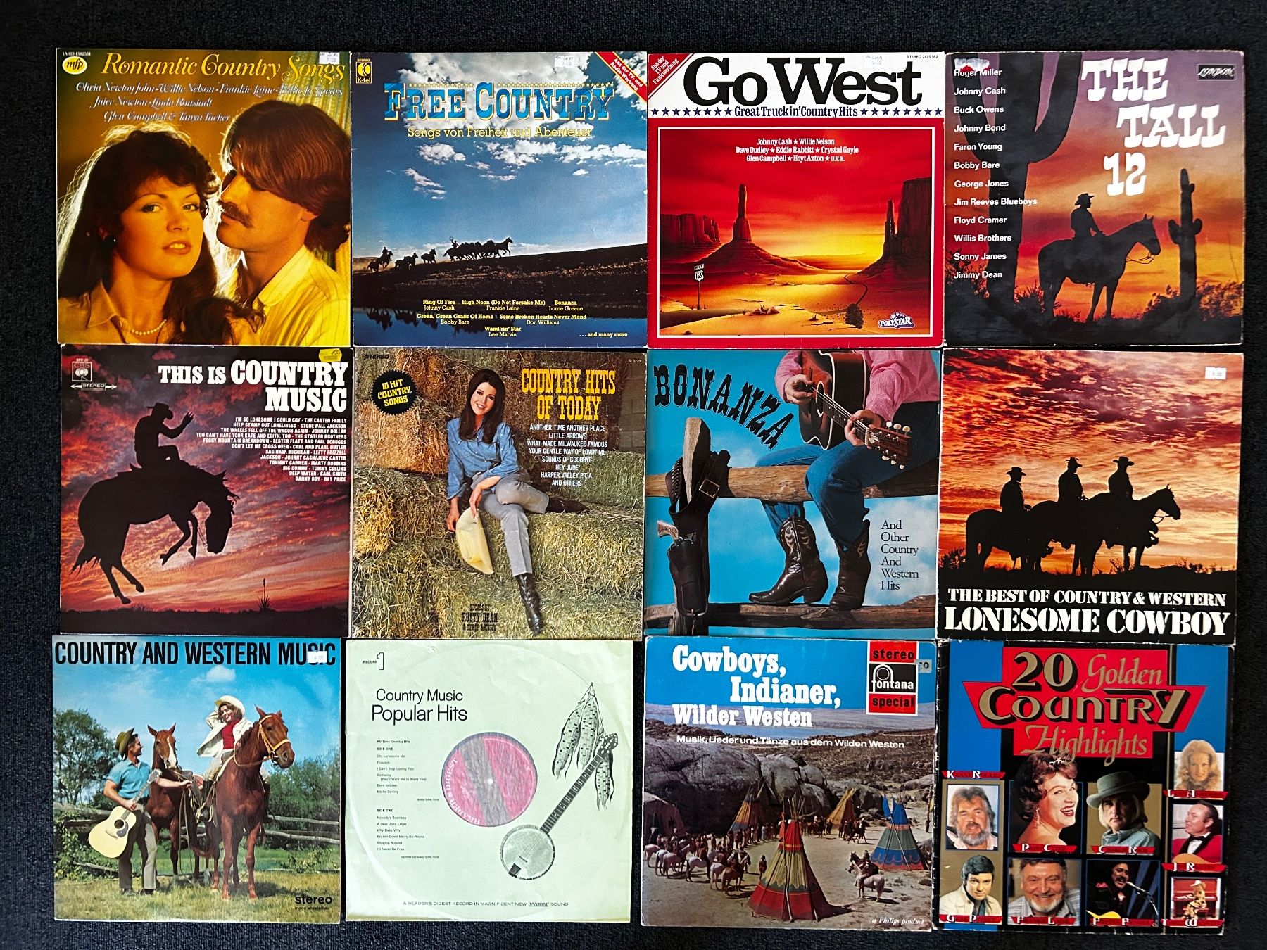 Dischi in vinile: Country & Western Sampler 12 Stk. gebraucht – Usato da Aesch BL venduto da BernisFlomi