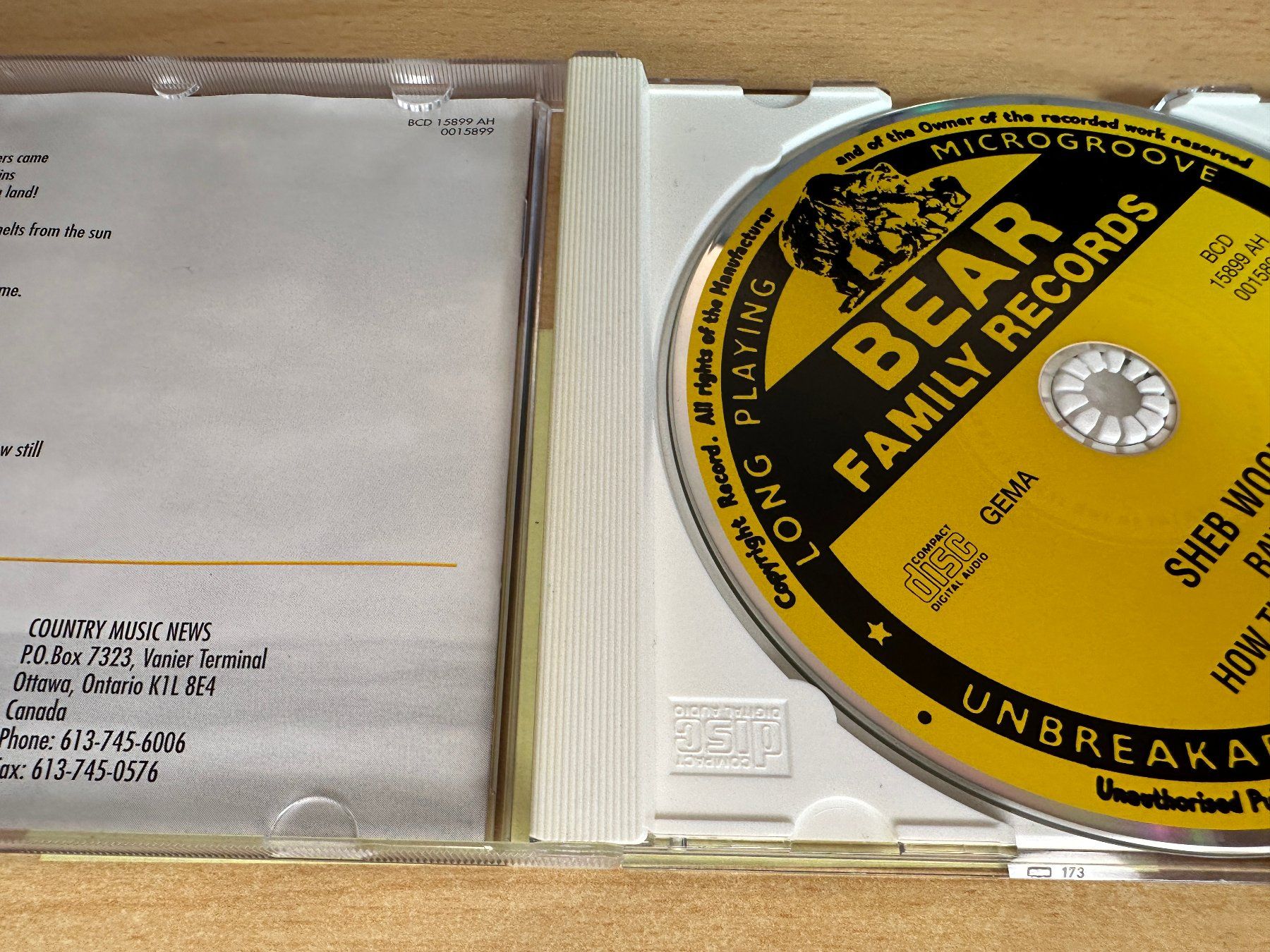 CD: Sheb Wooley – Rawhide / How The West Was Won – Usato da Rikon im Tösstal venduto da Alpenmutz 2