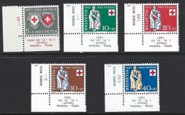 Pro Patria 1957 mit Links Ecke Tabs