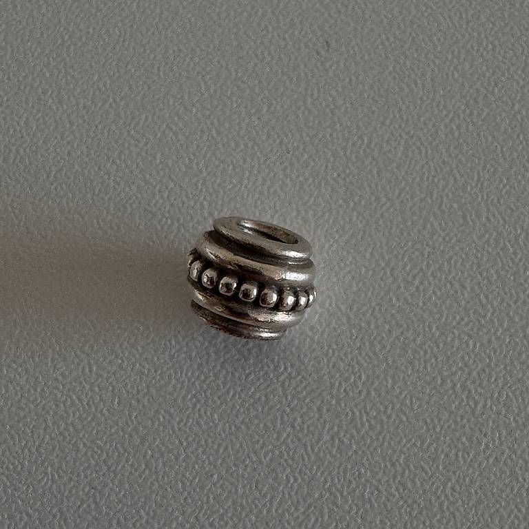 Ciondoli: Pandora Charm 925 Sterling Silber Perlenmuster – Usato da Heerbrugg venduto da Chiria 1
