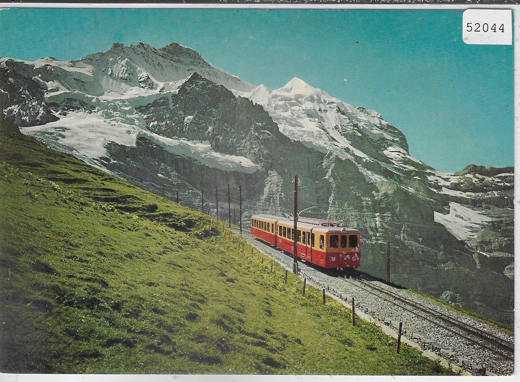 Ansichtskarten: Kleine Scheidegg-Eigergletscher Jungfraubahn – Gebraucht aus Ettingen von Kartenplanet