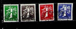 SUISSE SÉRIE OBLITÉRÉE FRANCAIS 1939. SBK 36.00 /T402