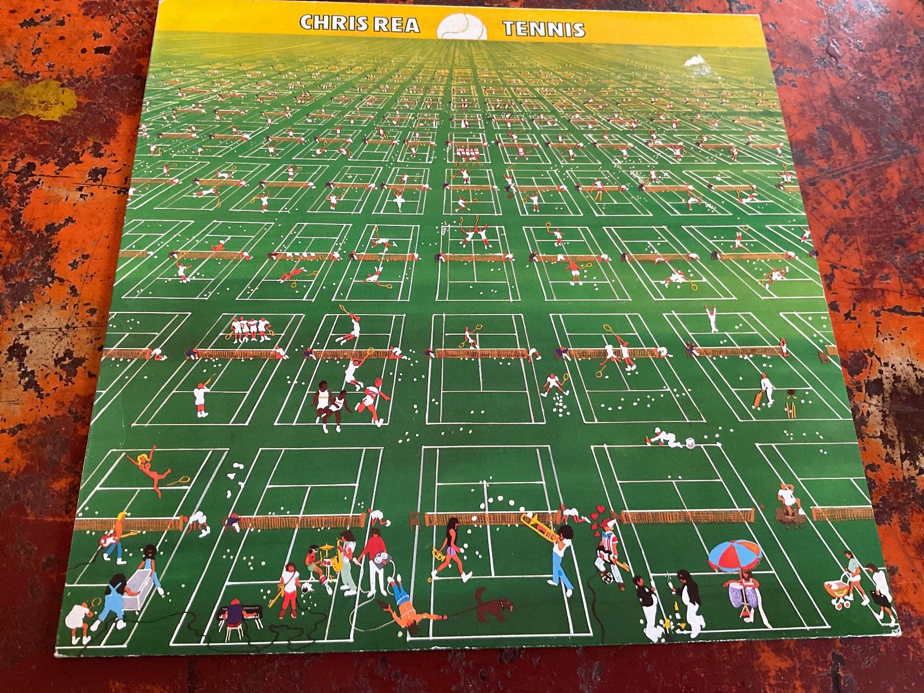 Dischi in vinile: Chris Rea Tennis LP – Usato da Delémont venduto da vinylfreak01
